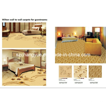 Power Loom Wilton Parede para parede Hotel Carpets